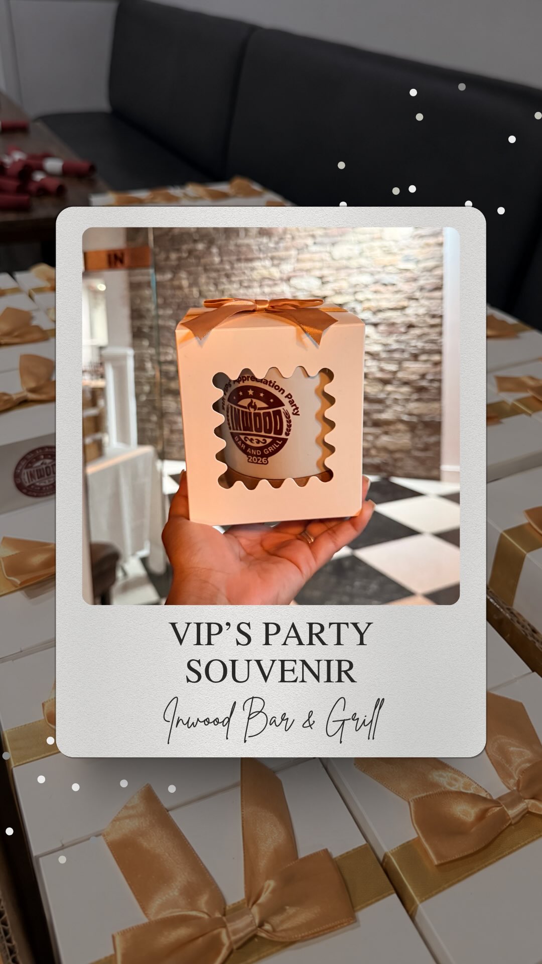 Inwood Bar & Grill VIP White Party Souvenirs ✨

✅ 250 Artículos personalizados.

Haz que tus invitados se sientan verdaderamente VIP 🥂

Contáctanos Via DM o llamando al
929-691-5217. Síguenos Para más información

@webfactoryint More than Web & Ideas

#WeAreWebFactory #MoreThanWebAndldeas

#NYCEvents #EventSouvenirs #CustomSouvenirs